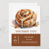 Bäckerei Einladung (Vorne/Hinten)