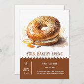 Bäckerei Einladung (Vorne/Hinten)