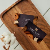 Bäckerei | Elegantes Blackboard Visitenkarte