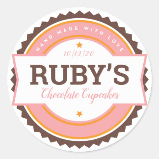 Bäckerei Etikett Küchenaufkleber Runder Aufkleber