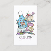Bäckerei farbenfroh visitenkarte (Vorderseite)