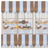 Bäckerei-Fenster Pima Baumwollgewebe Stoff (Nahaufnahme)