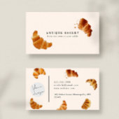 Bäckerei Fresh Croissant Visitenkarte