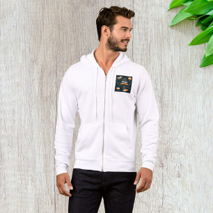 Bäckerei Frische Brötchen Mens Vollzip Hoodie