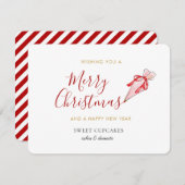 Bäckerei Frohe Weihnachten Weihnachten Weihnachtsk (Vorne/Hinten)