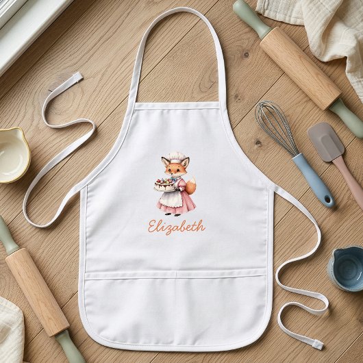Bäckerei Fuchs Cute Personalisiert Kinderschürze