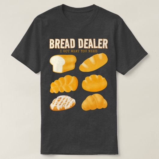 Bäckerei Funny Brot Baker Brot Händler Teig machen T-Shirt (Design vorne)