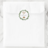 Bäckerei Gebäck Danke Rund Aufkleber (Tasche)