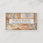 Bäckerei-Geschäft-Cafe Visitenkarte (Vorderseite)
