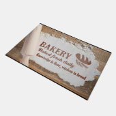 Bäckerei Geschäft Doormat, Eingang Bäckerei Fußmatte (Schrägansicht)