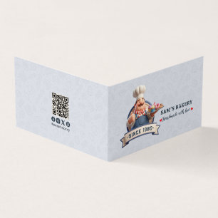 Bäckerei Geschäft Konditor Dessert Kuchen Bäcker D Visitenkarten