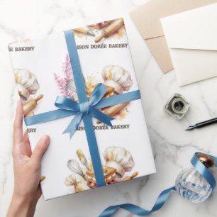 Bäckerei Geschäft Konditor Dessert Süßigkeiten Kuc Geschenkpapier