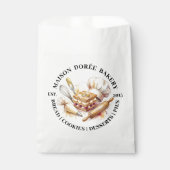 Bäckerei Geschäft Konditor Dessert Süßigkeiten Kuc Geschenktütchen (Vorderseite)