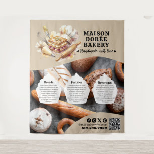 Bäckerei Geschäft Konditor Dessert Süßigkeiten Kuc Wandteppich