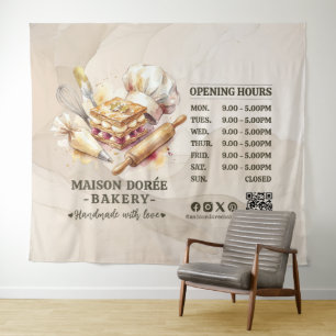 Bäckerei Geschäft Konditor Dessert Süßigkeiten Kuc Wandteppich