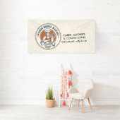 Bäckerei Geschäft Konditor Nachspeise Süßigkeiten  Banner (Insitu)