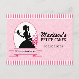 Bäckerei-Geschäfts-fördernde Postkarte