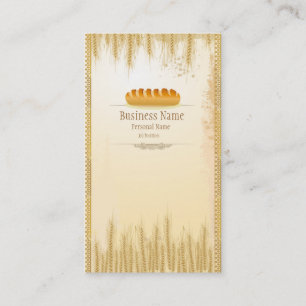 Bäckerei-Geschäfts-Visitenkarten Visitenkarte