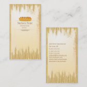 Bäckerei-Geschäfts-Visitenkarten Visitenkarte (Vorne/Hinten)