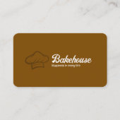 Bäckerei-Geschäftskarten-Vorlage mit QR-Code | DP7 Visitenkarte (Vorderseite)