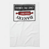 Bäckerei Geschirrtuch (Vertikal)
