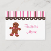 Bäckerei Gingerbrot Visitenkarten Visitenkarte (Vorderseite)