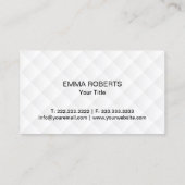 Bäckerei-Goldkuchen-Logo elegant Visitenkarte (Rückseite)