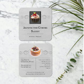 Bäckerei | Graue Visitenkarte