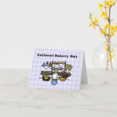 Bäckerei Grußkarte Karte (Gelbe Blume)