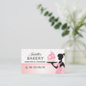 Bäckerei, handgemachte Kuchen, Gebäck, handgemacht Visitenkarte (Stehend Vorderseite)