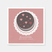 Bäckerei hausgemachte Cookies Biscuits Dolly Serviette (Vorderseite)