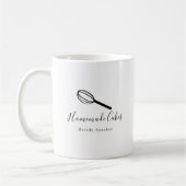 Bäckerei hausgemachte Kuchen Biscuits handgezeichn Kaffeetasse (Links)