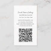 Bäckerei hinzufügen Ihre Logo Hochzeitskuchen Visitenkarte (Rückseite)