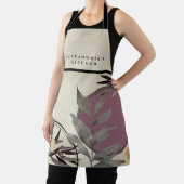 Bäckerei | Ihr Name Dusty Pink Wasserfarbe Schürze (InSitu)