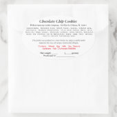 Bäckerei "ILLINOIS Hütte Law Label" (überarbeitet) Ovaler Aufkleber (Tasche)