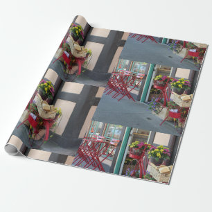 Bäckerei im Fahrradkorb bei Solvang in Farbe Geschenkpapier