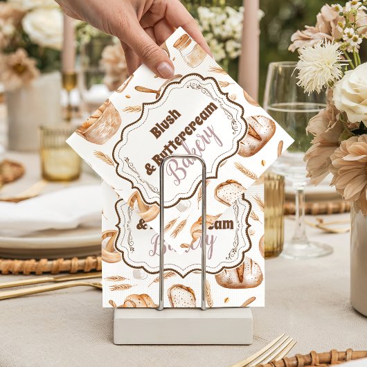 Bäckerei im Landhausstil Serviette