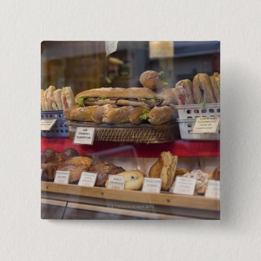 Bäckerei in Paris Button (Vorderseite)