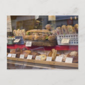 Bäckerei in Paris Postkarte (Vorderseite)