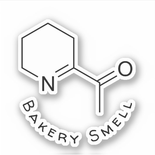Bäckerei Junkie Aufkleber (Vorderseite)