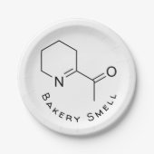 Bäckerei Junkie Pappteller (Vorderseite)