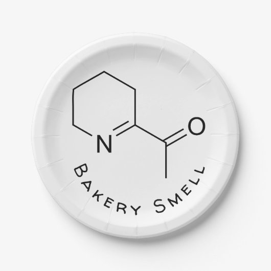 Bäckerei Junkie Pappteller (Vorderseite)