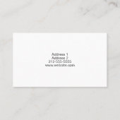 Bäckerei-Kasten mit Imitat-Schnur Visitenkarte (Rückseite)