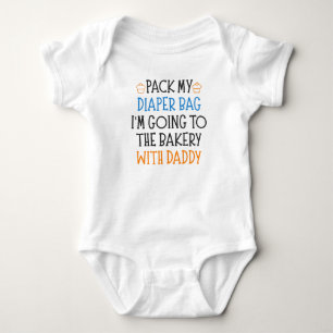 Bäckerei Koch Papa Lustige Baby Sprüche Strampler
