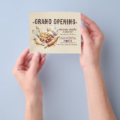 Bäckerei-Konditor Backen Catering Eröffnung Flyer (Gruppe)
