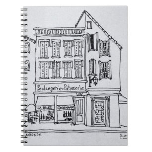 Bäckerei Konditorei, Avignon Notizblock