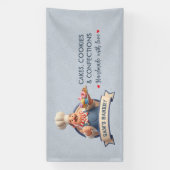 Bäckerei Konditorei Feinbäcker Konditor Süßigkeite Banner (Vertikal)