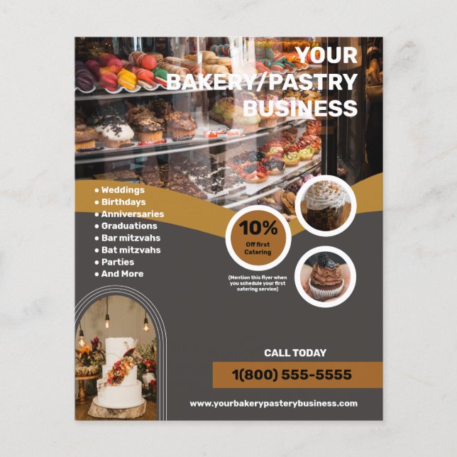 Bäckerei / Konditorei Flyer (Vorne)