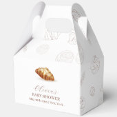 Bäckerei Konditorei in Oven Babydusche Geschenkschachtel (Vorderseite)
