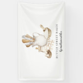 Bäckerei Konditorei Koch Aquarell Banner (Vertikal)